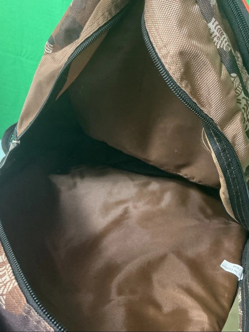 Trailmaker Equipment Camo Backpack Brown Tan Camouflage Travel School Bag 17